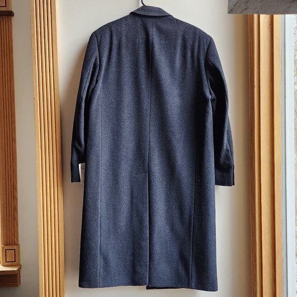 NWT di Silver/Simon & Sons Imported Cashmere Blend Dress Coat Size 40 Regular - Picture 16 of 16